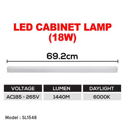 PowerPac LED cabinet lamp T5 8W/13W/18W daylight (SL1508/SL1513/SL1548)