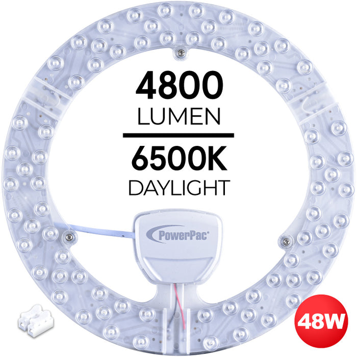 PowerPac LED Ceiling light Ceiling Lamp, Round Light 47 Watts Daylight (PPC470)