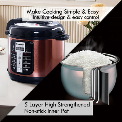 PowerPac Pressure Cooker Electric With Stainless Steel Pot 4L (PPC411+SSPOT)