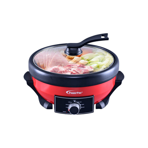 PowerPac Steamboat & Multi Cooker, Hot Pot 7L with Non-stick Inner Pot (PPMC688)