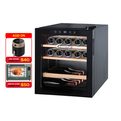 PowerPac Wine Chiller With Compressor 15 Bottles (PPF15)