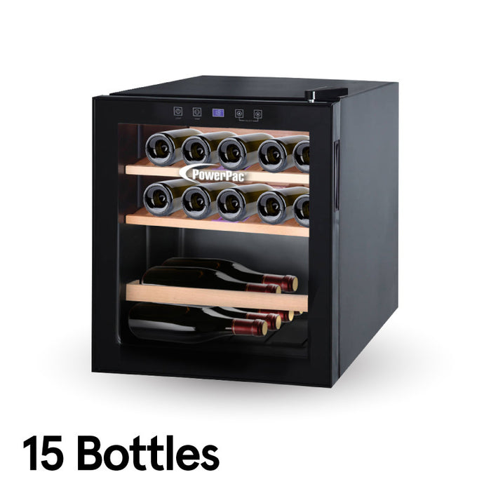 PowerPac Wine Chiller With Compressor 15 Bottles (PPF15)
