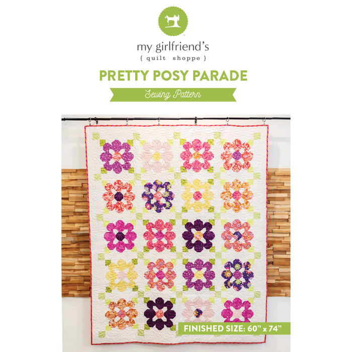 Pretty Posey Parade Quilt (Downloadable Sewing Pattern)