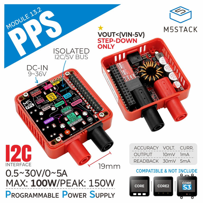 Programmable Power Supply Module 13.2 - m5stack-store