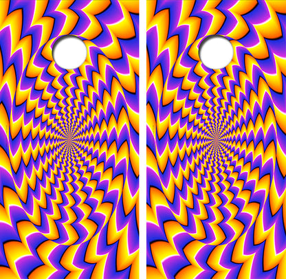 Psychedelic Cornhole Design