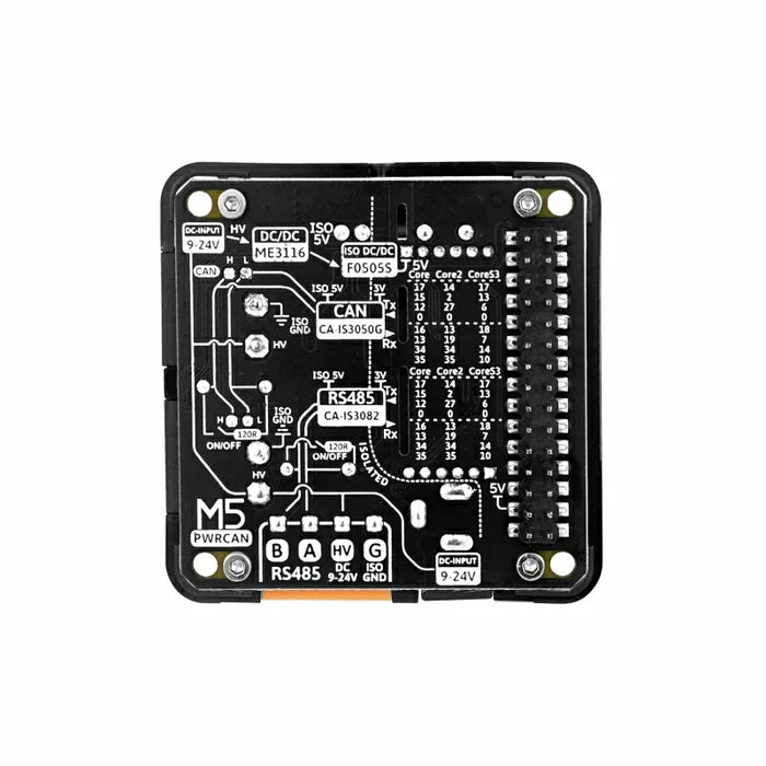 PWRCAN 13.2 Module with Isolated 2-Ch CAN & 1-Ch RS485 - m5stack-store