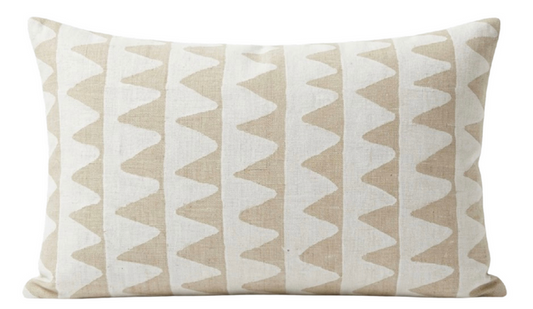 Pyramids Pillow Cover in Chalk, Walter G Textiles