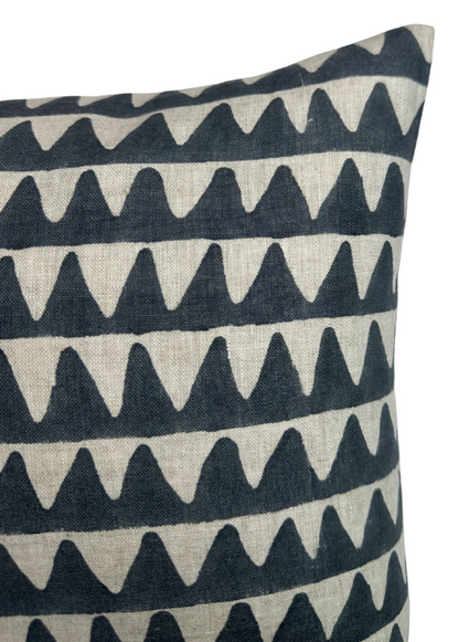 Pyramids Pillow Cover in Slate, Walter G Textiles