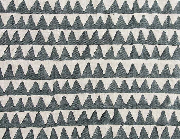 Pyramids Pillow Cover in Slate, Walter G Textiles