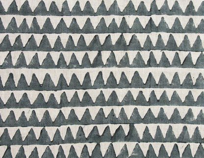Pyramids Pillow Cover in Slate, Walter G Textiles