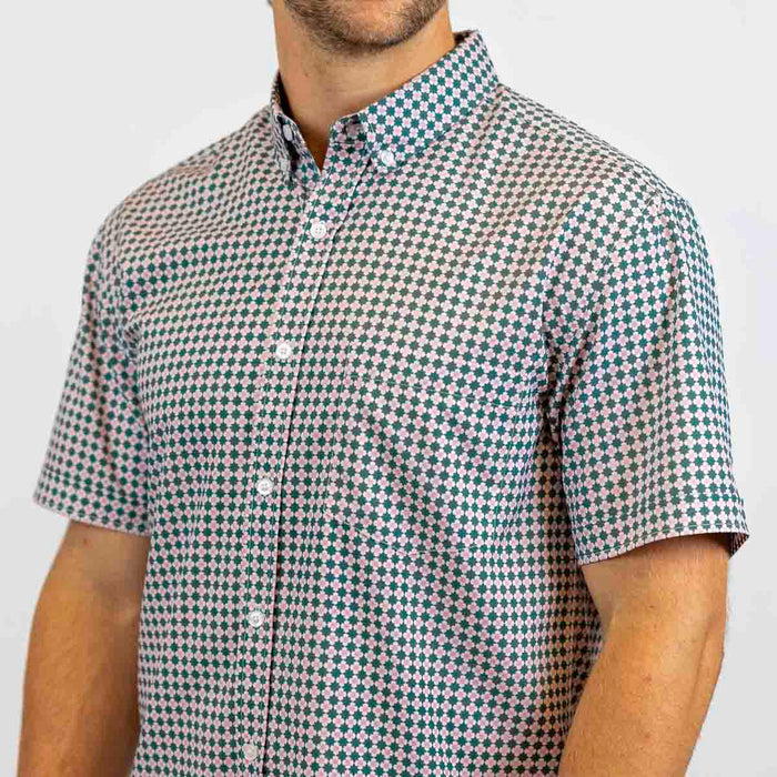 RSVLTS RSVLTS Short Sleeve Shirt Quantum Quilt – KUNUFLEX Short Sleeve Shirt