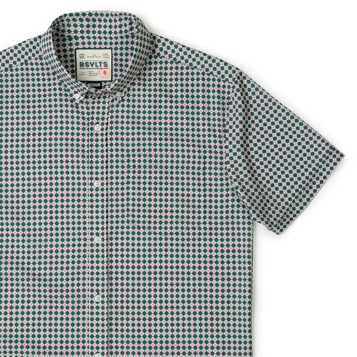 RSVLTS XS RSVLTS Short Sleeve Shirt Quantum Quilt – KUNUFLEX Short Sleeve Shirt