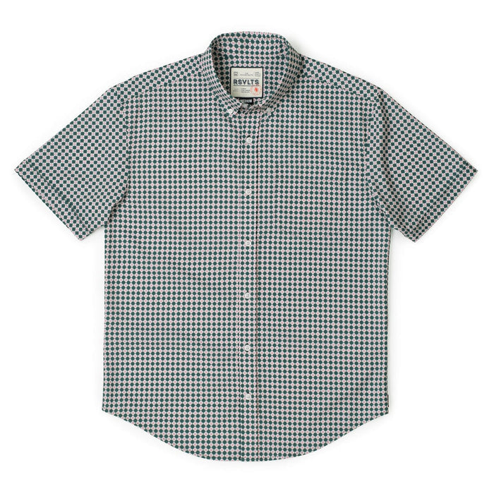 RSVLTS RSVLTS Short Sleeve Shirt Quantum Quilt – KUNUFLEX Short Sleeve Shirt