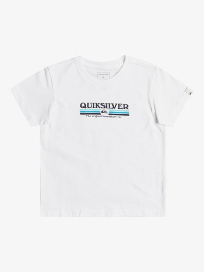 Quiksilver Boys (Age 2-7) Lined Up Short Sleeve T-Shirt
