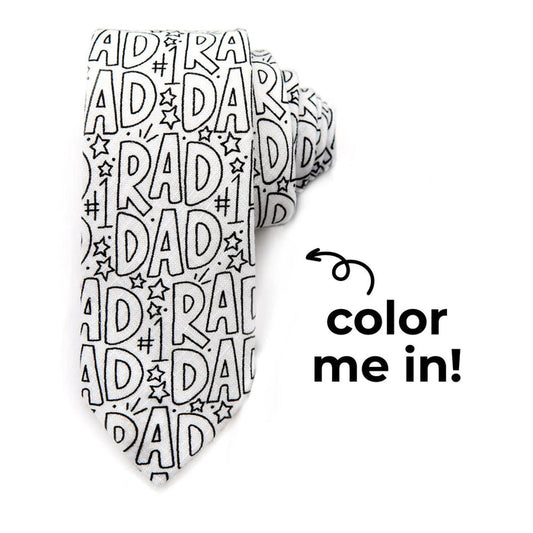 Rad Dad Coloring Tie