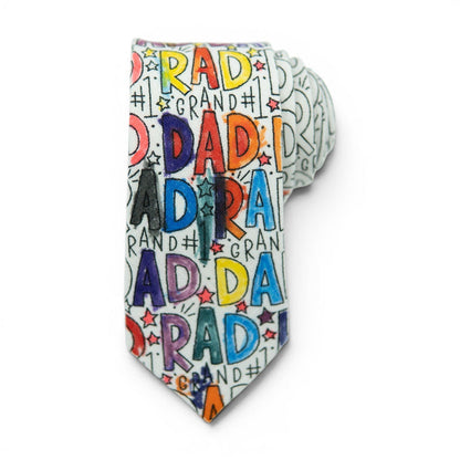 Rad GRAND Dad Coloring Tie