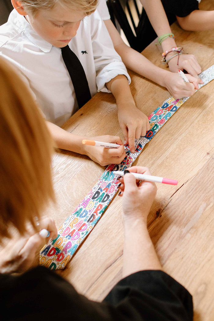 Rad GRAND Dad Coloring Tie