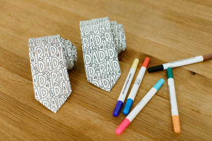 Rad GRAND Dad Coloring Tie