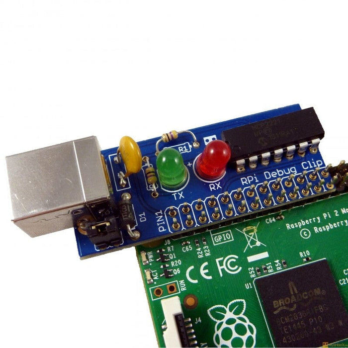 Raspberry Pi Debug Clip - Self-Solder Kit [Discontinued] by Ryanteck - The Pi Hut