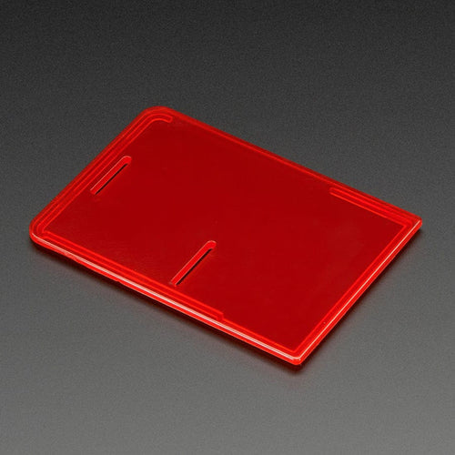 Raspberry Pi Model B+ / Pi 2 / Pi 3 Case Lid - Red by Adafruit - The Pi Hut
