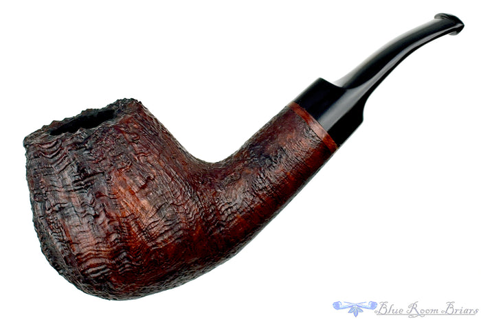 Blue Room Briars is proud to present this RC Sands Pipe 1/4 Bent Sandblast Egg