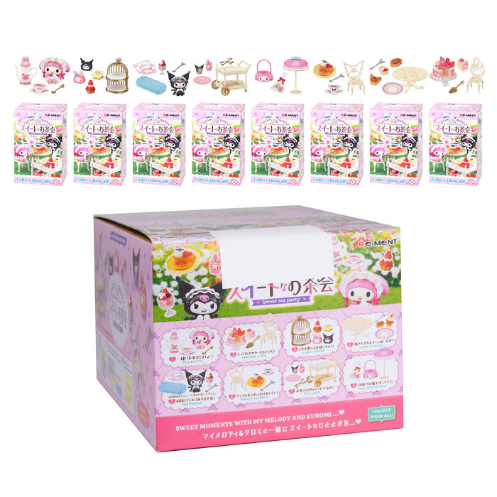 Re-Ment My Melody & Kuromi Sweet Tea Party Blind Box Figure Set Toys&Games Hamee.com - Hamee US 1 Full Set (All 8 Designs)