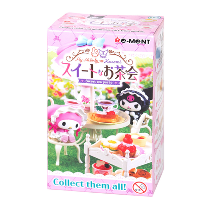Re-Ment My Melody & Kuromi Sweet Tea Party Blind Box Figure Set Toys&Games Hamee.com - Hamee US 1 Blind Box (Random)