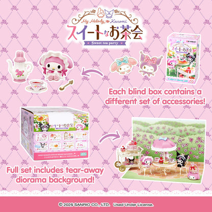 Re-Ment My Melody & Kuromi Sweet Tea Party Blind Box Figure Set Toys&Games Hamee.com - Hamee US