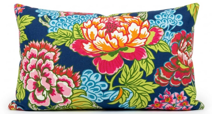 Ready to Ship, 12x14, Honshu Pillow Cover in Navy