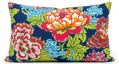 Ready to Ship, 12x14, Honshu Pillow Cover in Navy