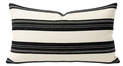 Ready to Ship, 12x16 Askew Pillow Cover in  Ivory Onyx