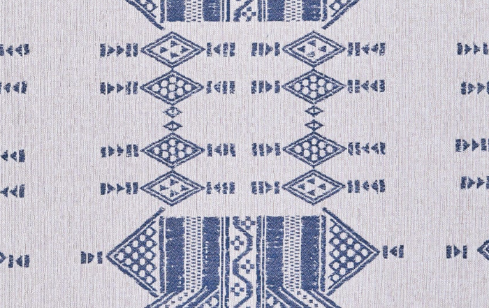 Ready to Ship, 14x26, Peter Dunham Mombasa Pillow Cover in Indigo Blue