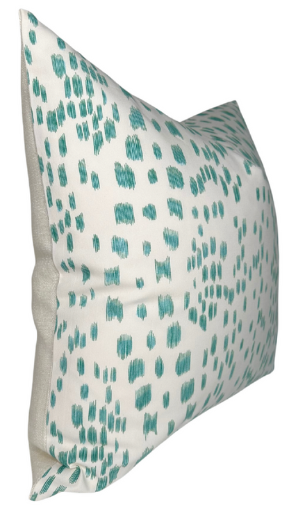Ready to Ship, 20x20 Les Touches Pillow Cover in Aqua Blue