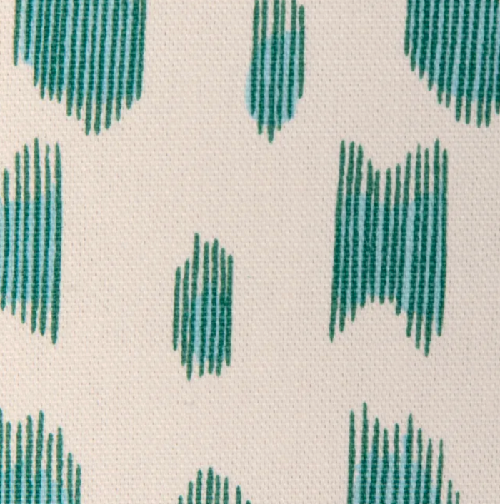 Ready to Ship, 20x20 Les Touches Pillow Cover in Aqua Blue