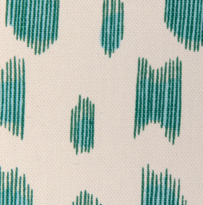 Ready to Ship, 20x20 Les Touches Pillow Cover in Aqua Blue