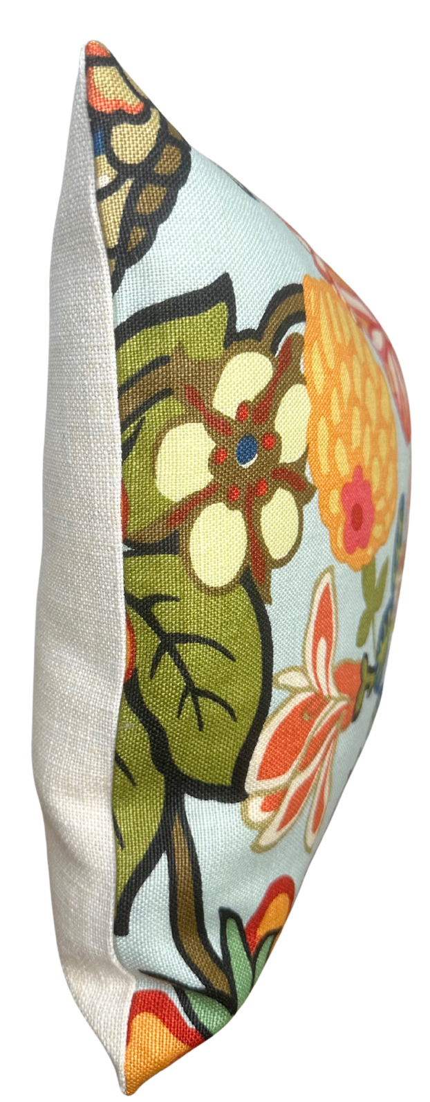 Ready to Ship, Chiang May Dragon Pillow Cover in Aquamarine