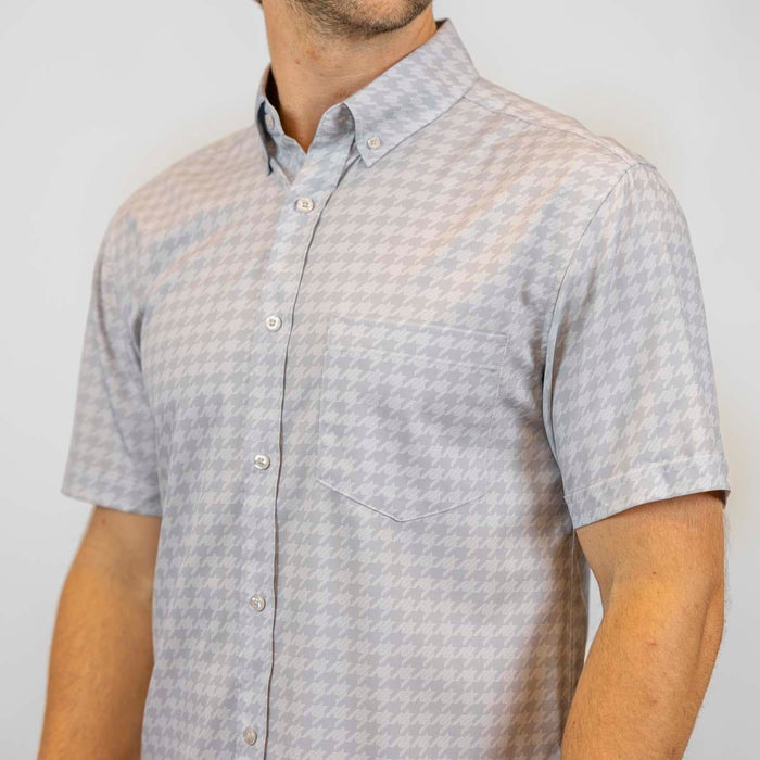 RSVLTS RSVLTS Short Sleeve Shirt Release the Houndstooth – KUNUFLEX Short Sleeve Shirt