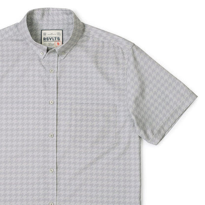 RSVLTS XS RSVLTS Short Sleeve Shirt Release the Houndstooth – KUNUFLEX Short Sleeve Shirt