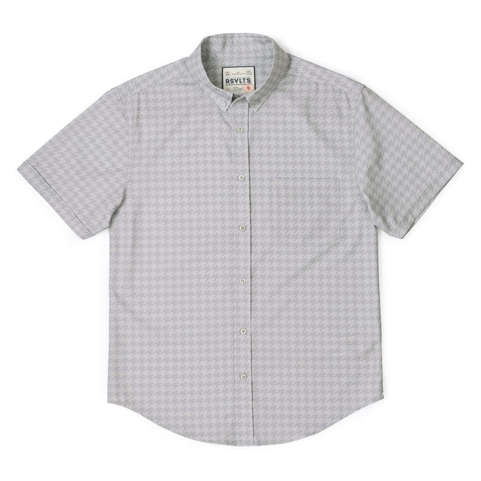 RSVLTS RSVLTS Short Sleeve Shirt Release the Houndstooth – KUNUFLEX Short Sleeve Shirt