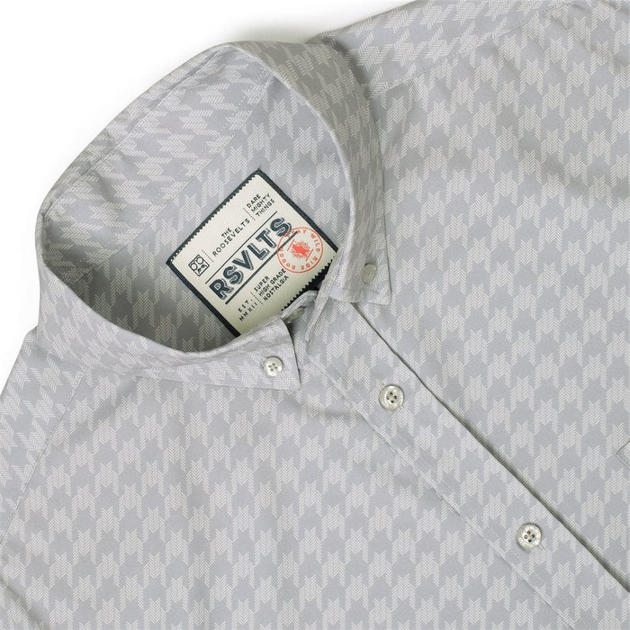 RSVLTS RSVLTS Short Sleeve Shirt Release the Houndstooth – KUNUFLEX Short Sleeve Shirt