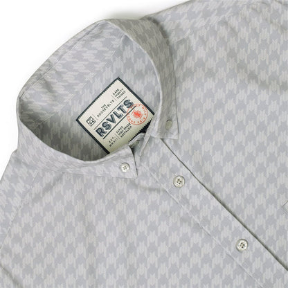RSVLTS RSVLTS Short Sleeve Shirt Release the Houndstooth – KUNUFLEX Short Sleeve Shirt