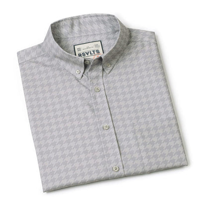 RSVLTS RSVLTS Short Sleeve Shirt Release the Houndstooth – KUNUFLEX Short Sleeve Shirt