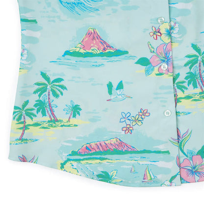 RSVLTS RSVLTS Women's Short Sleeve Shirt Crests & ‘Canoes – Women's KUNUFLEX Short Sleeve Shirt Crests & ‘Canoes – Women's KUNUFLEX Short Sleeve Shirt