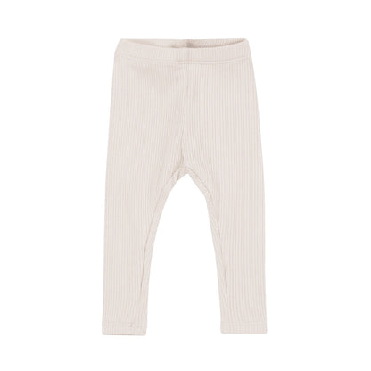 Kyte Baby Ribbed Leggings in Oat