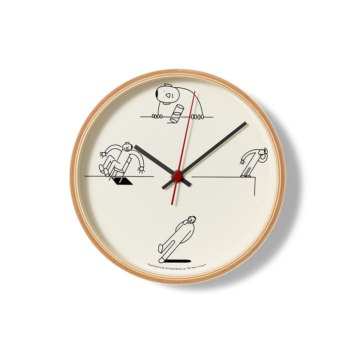 Richard McGuire's Full-Tilt Wall Clock