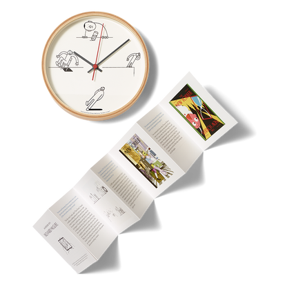 Richard McGuire's Full-Tilt Wall Clock 2