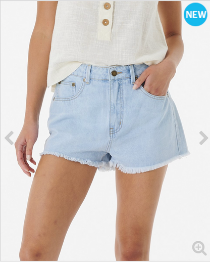 Rip Curl Amy High Waist Denim Short