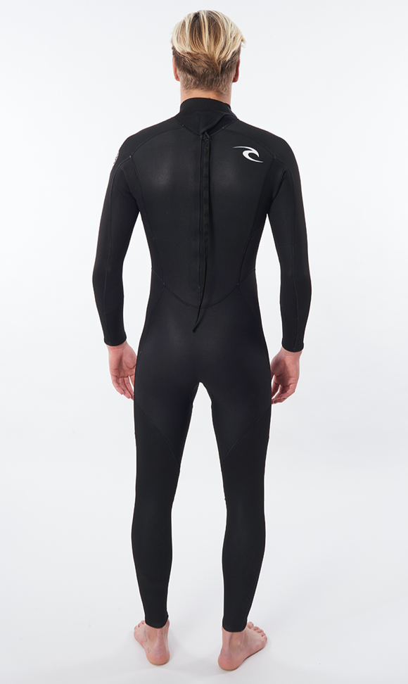 Rip Curl Mens Freelite 3/2 Back Zip  Wetsuit - Black