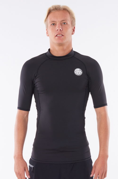 Rip Curl Mens Thermopro Short Sleeve Vest - Black