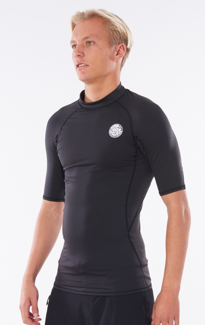 Rip Curl Mens Thermopro Short Sleeve Vest - Black